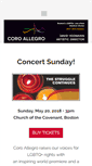 Mobile Screenshot of coroallegro.org